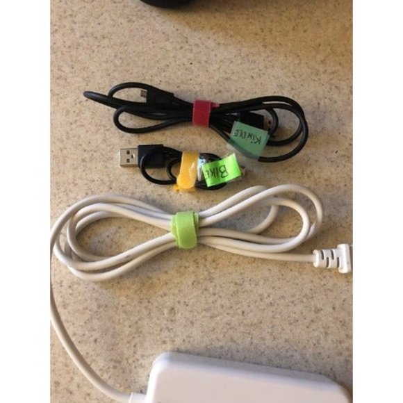 60 Pcs Reusable Fastening Cable Ties with Hook and Loop, Multi-Purpose - Picture 2 of 2